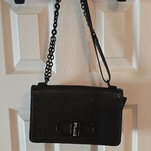 Elegant Black Chain Strap Bag